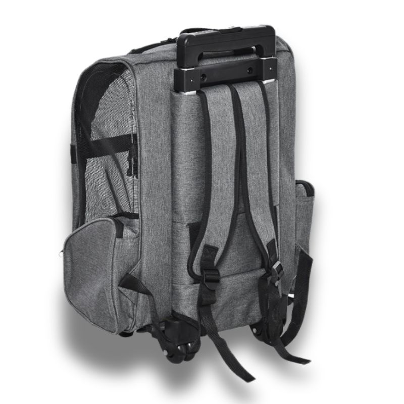 Sac à dos à roulette pour chien
