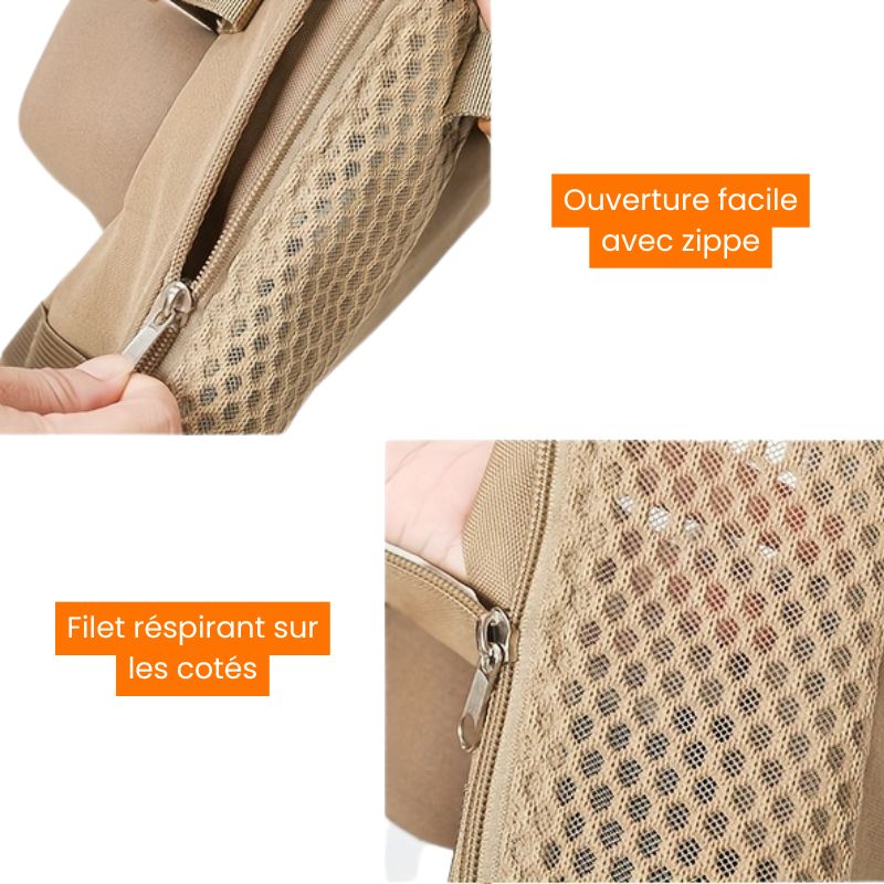 Sac à dos de transport pour chien