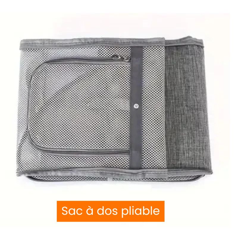 Sac à dos pour transporter un chien avec sécurité