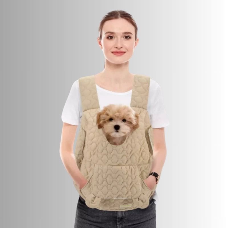 Sac à dos ventrale pour chien