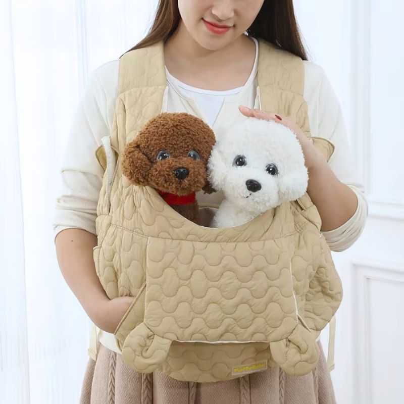 Sac à dos ventrale pour chien