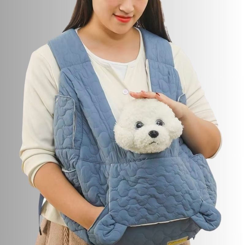 Sac à dos ventrale pour chien