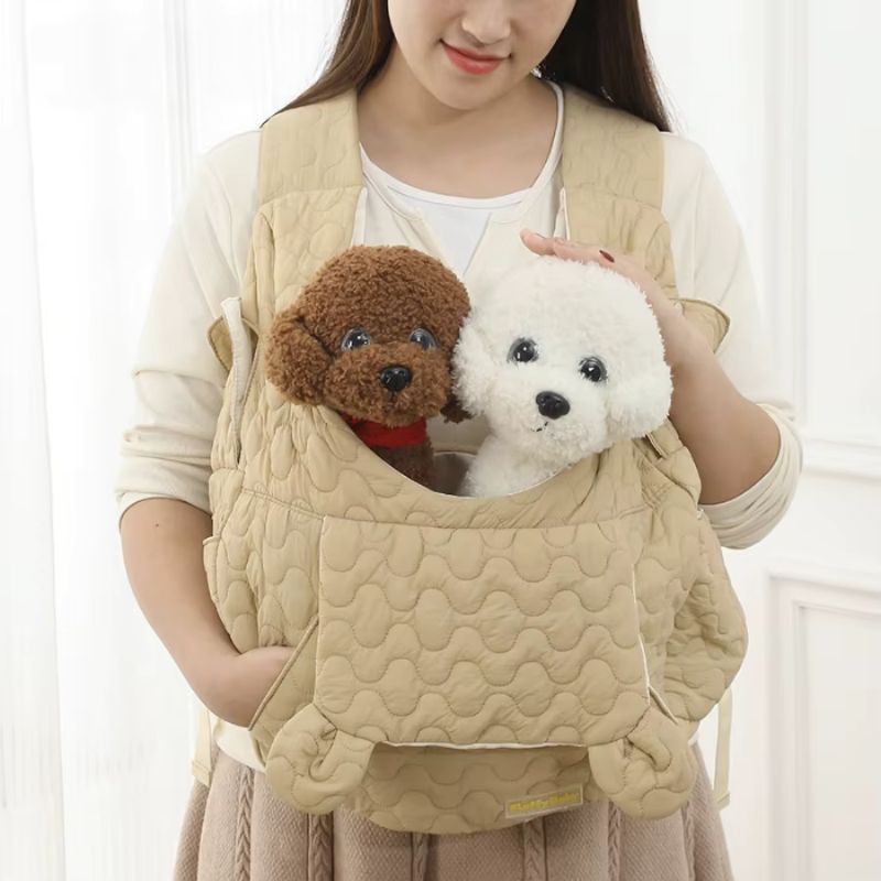 Sac à dos ventrale pour chien