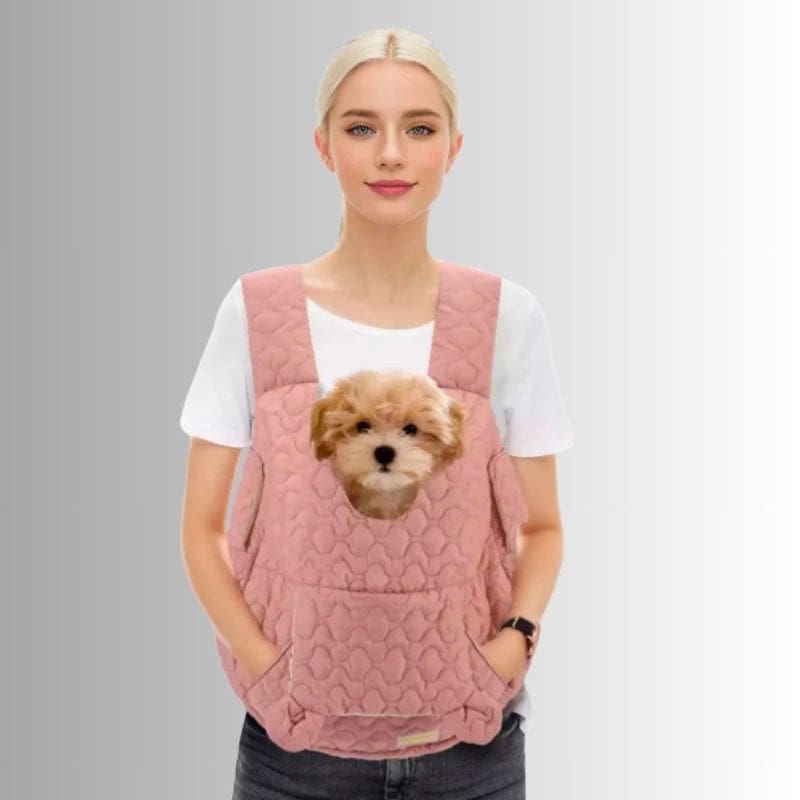Sac à dos ventrale pour chien