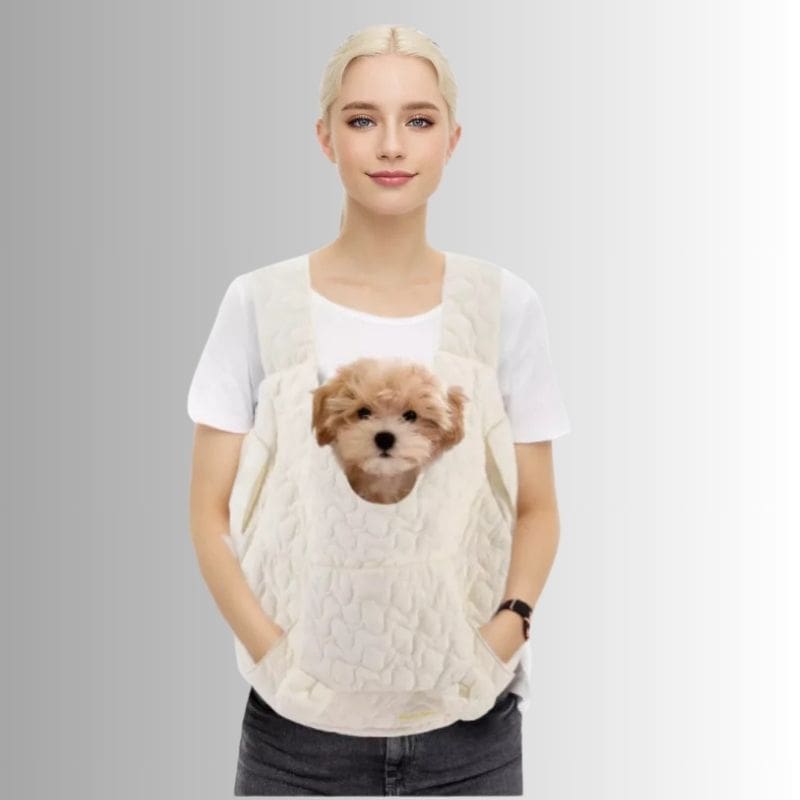 Sac à dos ventrale pour chien