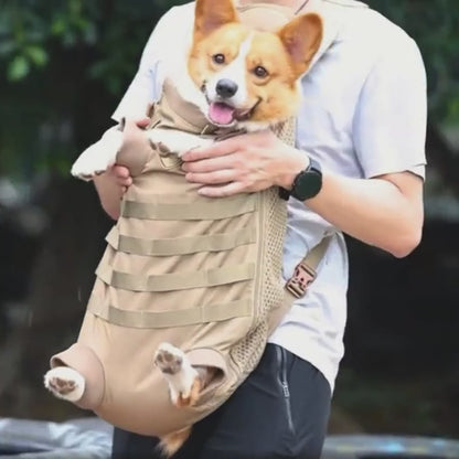 Sac à dos de transport pour chien