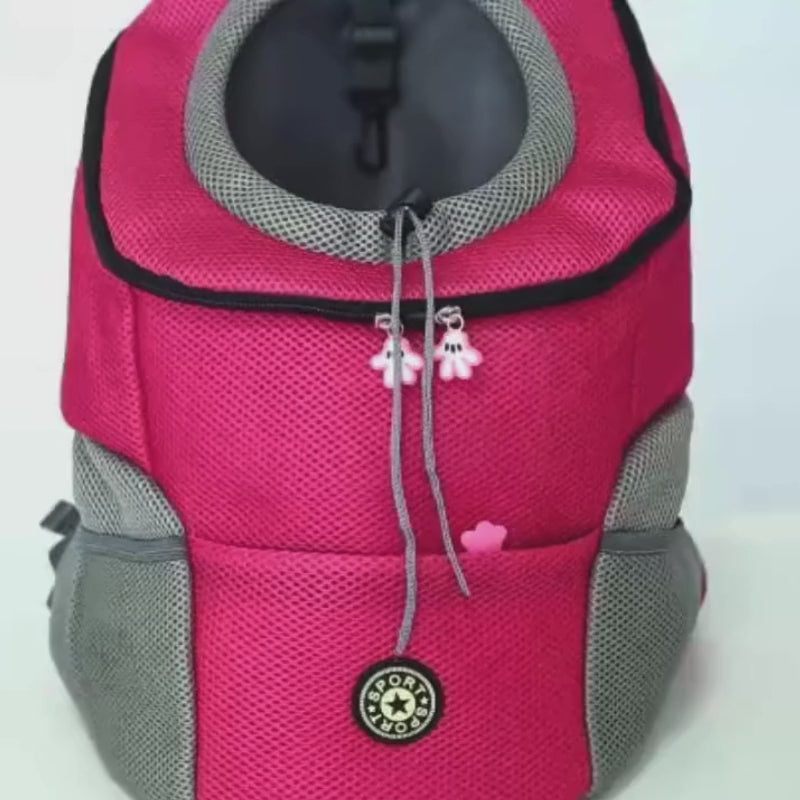 sac a dos chien pour vélo