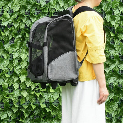 Sac à dos à roulette pour chien