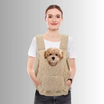 Sac à dos ventrale pour chien