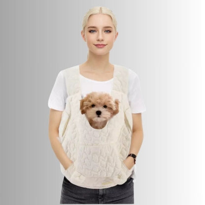 Sac à dos ventrale pour chien